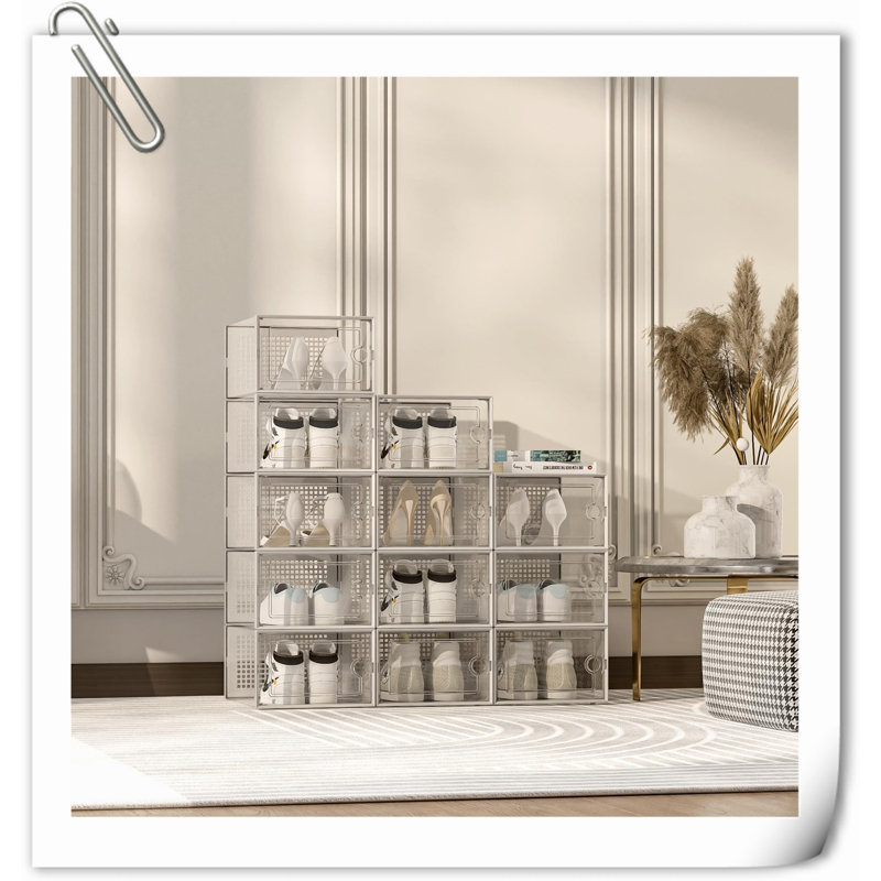 Bac en plastique Rebrilliant, Gris