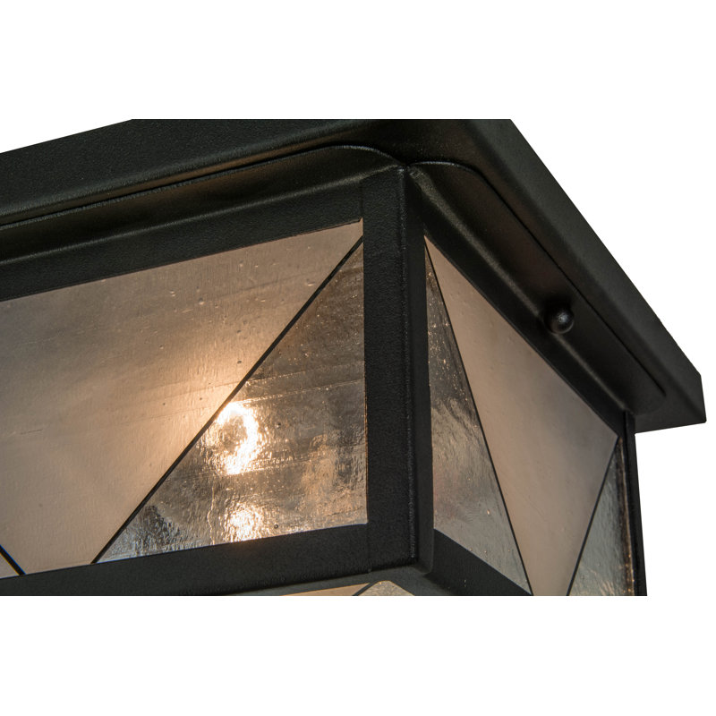 Plafonnier encastré carré 2 lumières 10" unique