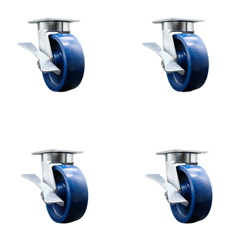 Kingpinle Swivel Caster Set with