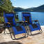 Chaise inclinable zéro gravité avec coussin-58323620