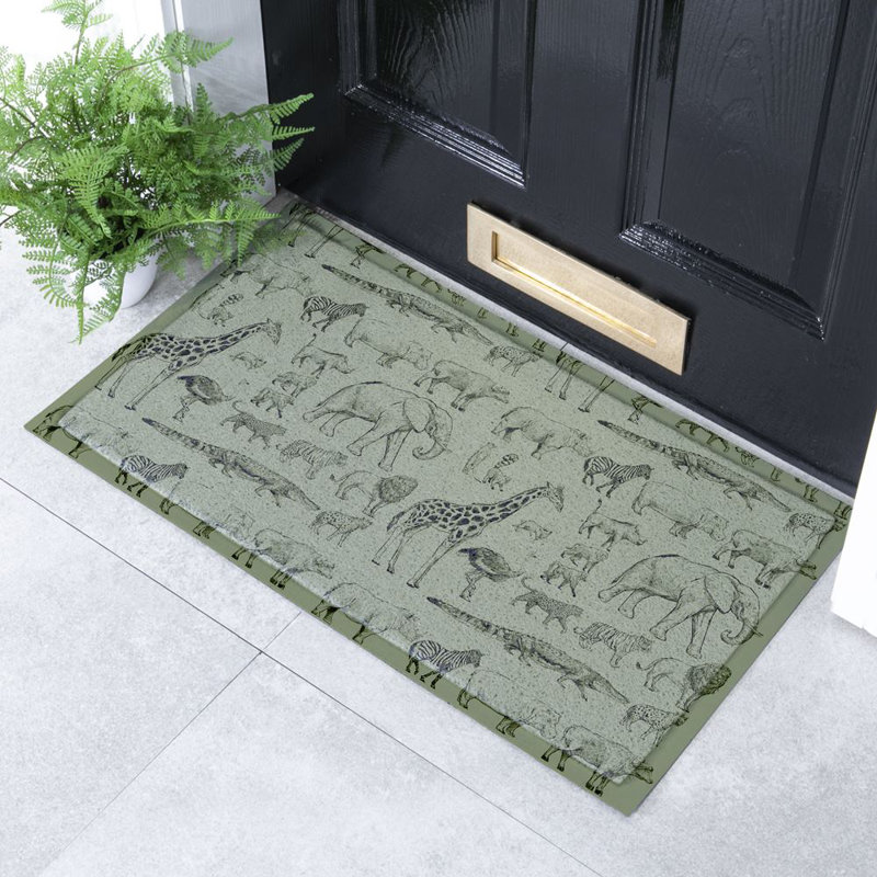 Non-Slip Animal Print Indoor & Outdoor Doormat