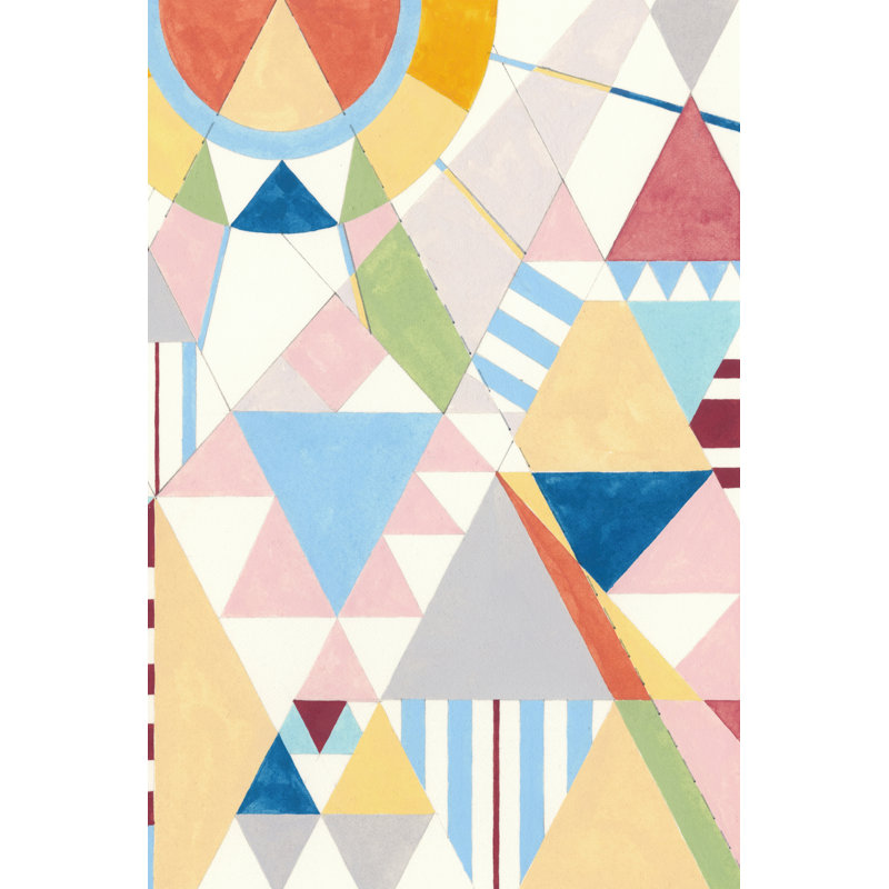 Triangles And Pyramids II by Nikki Galapon - Wrapped Canvas Art Prints, 46cm H x 30cm W x 3.8cm D