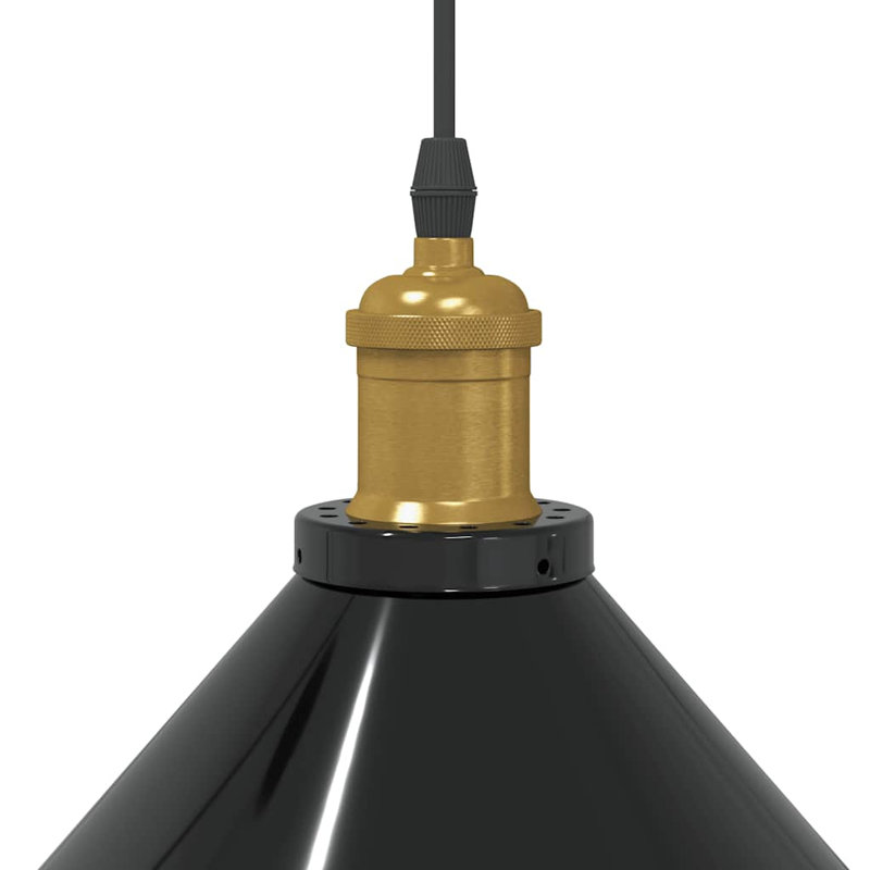 Ashyia 1 - Light Gloss Green Pendant, Gloss Black