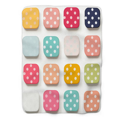 Dotty Design - 1 Piece Premium Blanket