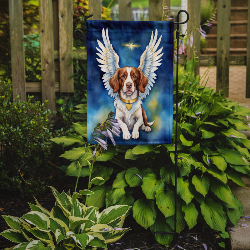 Drapeau d'épagneul breton My Angel Garden