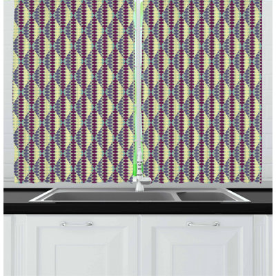 Pointed Kitchen Curtain