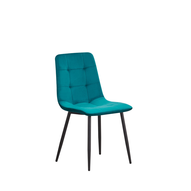 Ashanti 47cm H Upholstered Side Chair, Turquoise