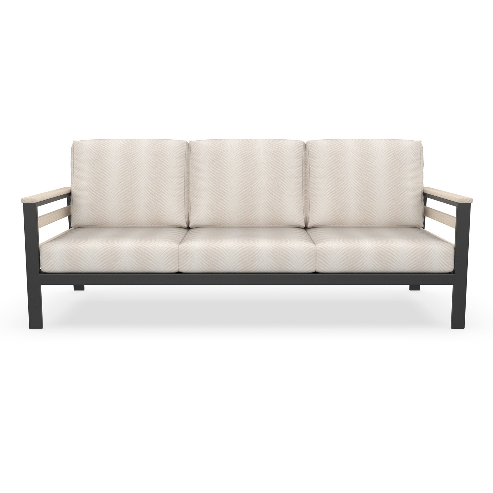 Townsend 80" Sunbrella® Patio Sofa, Sunbrella Clockout Cloud, White
