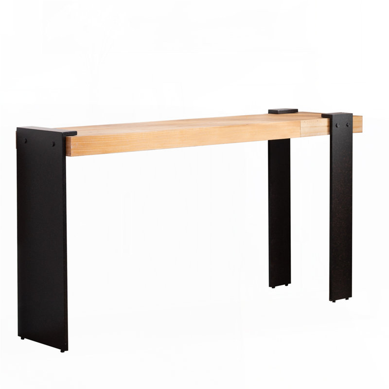 60"Console Table with Engineered Wood Top