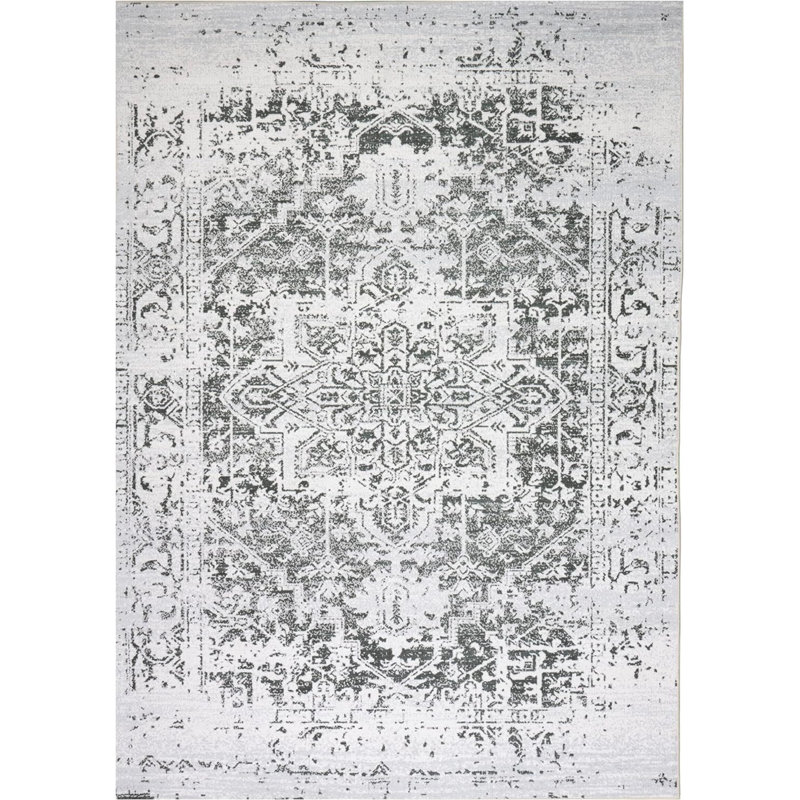 Jasim Washable Abstract Indoor Rug, Rectangle 4' x 6'