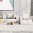 Modular Linen Sectional Sofa No Assembly, All Foam Construction, Right Facing-819108177