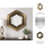 20x20" Warwin Silver Clad Hexagon Mirror-1605096465