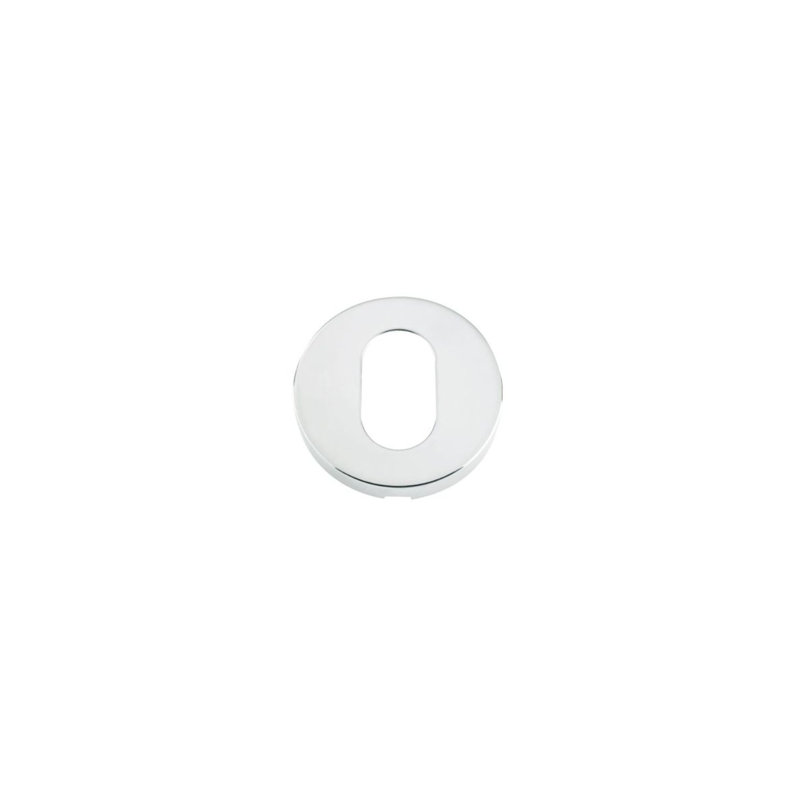 Escutcheon Oval Profile Door Accessory, Polished Stainless