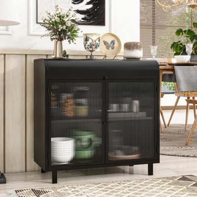 Accent Cabinet with Glass Doors