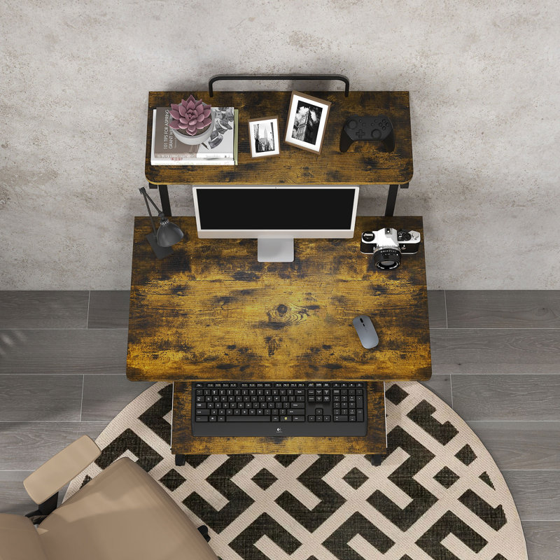 Stess Metal Base Computer Desk