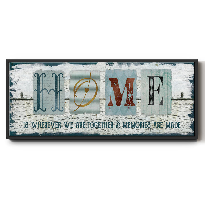 Home Homeeverever We - toile encadrée, H 24 po x l 60 po
