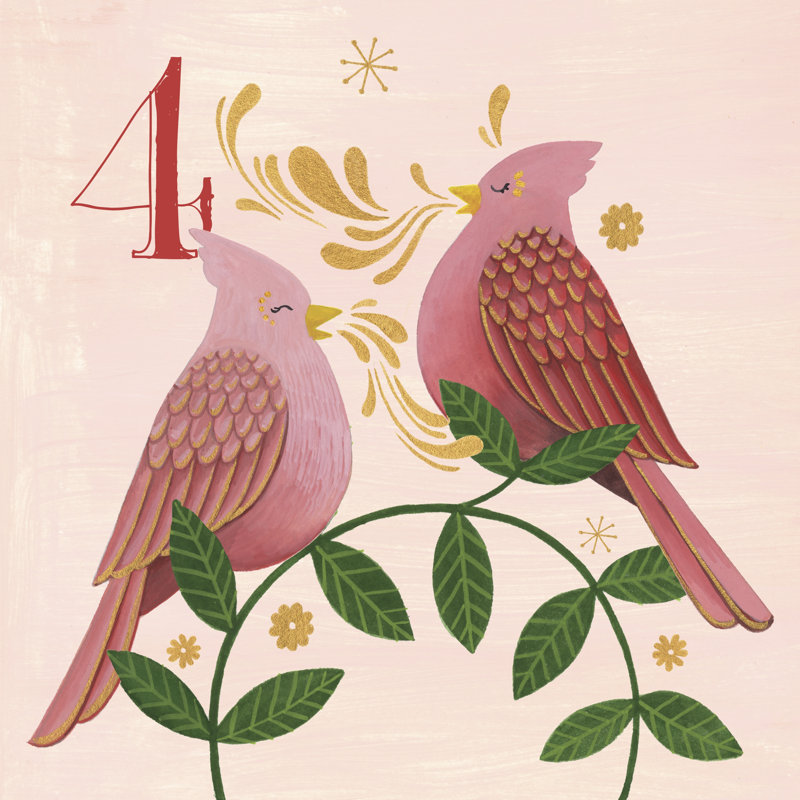 Twelve Days IV by Grace Popp - Wrapped Canvas Print, 122cm H x 122cm W
