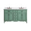 Ensemble de meuble-lavabo double 60 po Angelique-425715435-425348773
