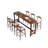 Larrera 62.99'' Solid Wood Bar Set