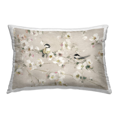 Floral Outdoor Throw Pillow