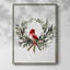 «Christmas Holiday Art CMLVII», reproduction d'art encadrée - bois massif XMA171737-1352676243
