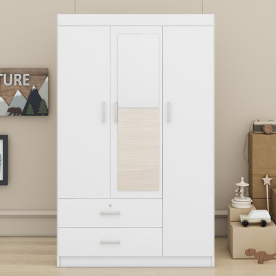 Armoire-penderie à miroir 3 portes Minimalist
