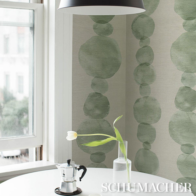 Schumacher X Backdrop Hyperion Sisal Wallpaper, Green