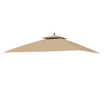 Garden Winds Beige Fabric Replacement Canopy for Gazebo