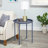 Annaleese Small End Table Set Foldable Tray X-shaped Cross Leg Side Table-1967426584