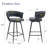 Two Sets Of Swivel Bar Stools-316499238-316499237