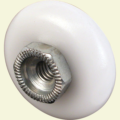 Nylon, Tub Enclosure Oval Edge Ball Bearing Roller