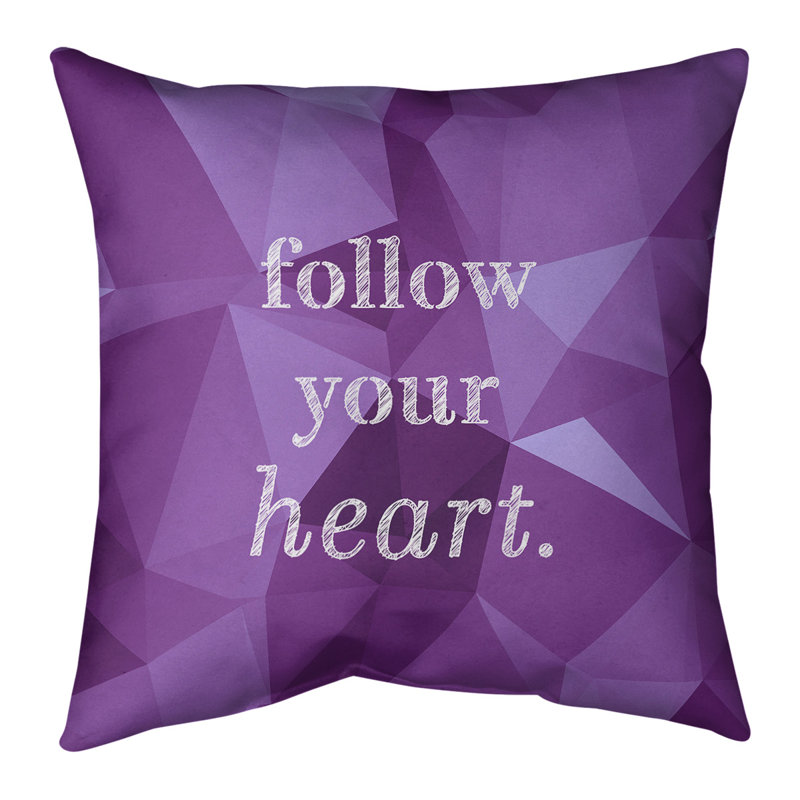 Coussin de sol, 28 po x 28 po, Mauve / Blanc
