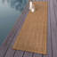 Tapis tissé plat intérieur / extérieur en jute naturel / extérieur Border-1331785608-1331785609