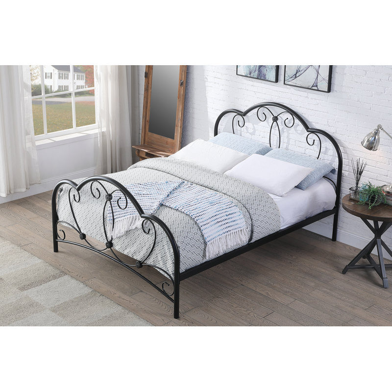 Uribe Bed, Kingsize (5'), Black