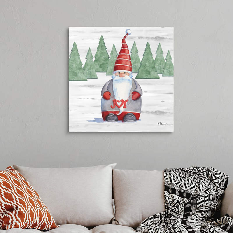 «Gnome Town Gnome Town IV» par Paul Brent - peinture sur toile tendue, Toile tendue, H 30 po x l 30 po