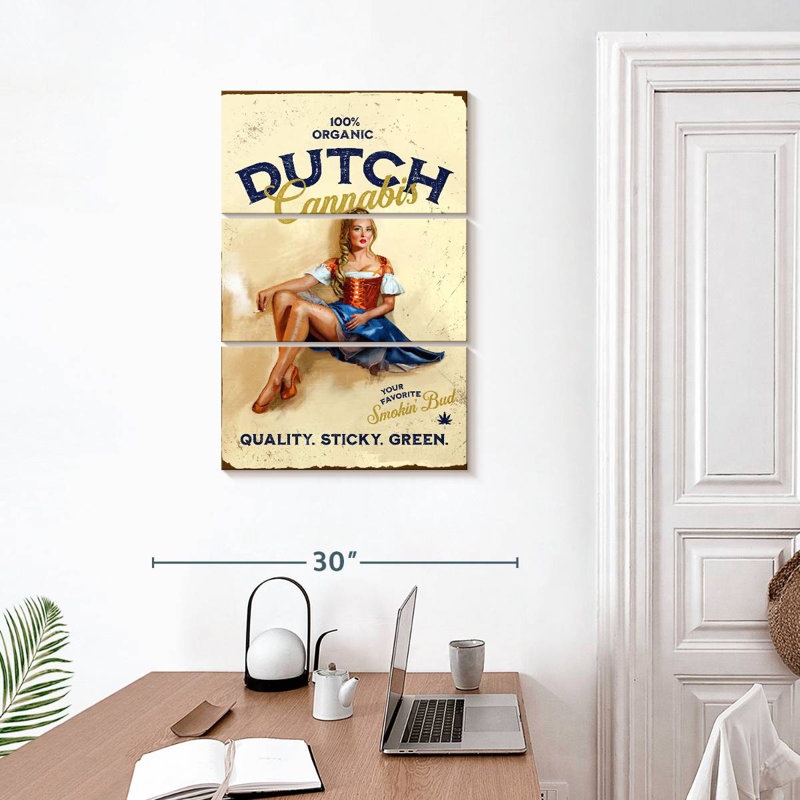 Senne Dutch Cannabis, 32" H x 20" W