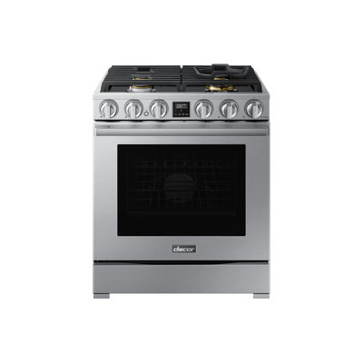 30" Pro-Range 4 Burners, Transitional, Silver, NG/LP
