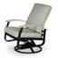 Chaise de patio pivotante avec coussin Askar-19643679-19643691-19643655