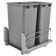 Rev-A-Shelf Double Pull Out Trash Can 50 Qt with Soft-Close