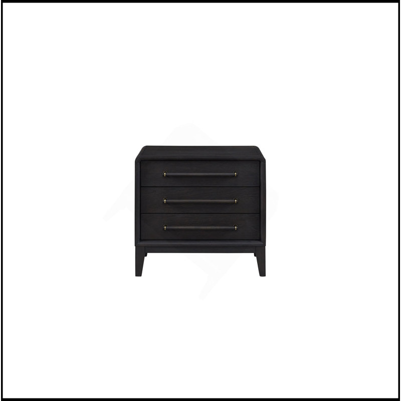 3 Drawer Nightstand With USB