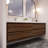 Azden 84" Wall-Mounted Double Bathroom Vanity Set-846138588