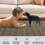 Hallway Runner Rug 2x6 Braided Print Washable Entryway Rug Non-Slip Stain Resistant Area Rug Modern Solid Kitchen Mat Carpet Runner for Bedside Laundry Kitchen, Camel-129775906