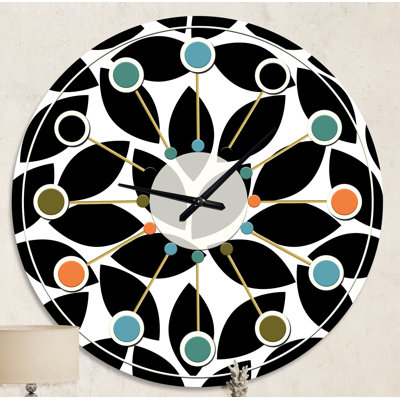 Horloge murale Mid-Century