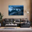 «Milky Way Over Tulou Traditional Abstract Architecture Landscape», reproduction d'art mural-1585696823