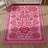 Pink Themed Floral Motifs Rose Patterned Vintage Decorative Carpet-238971773