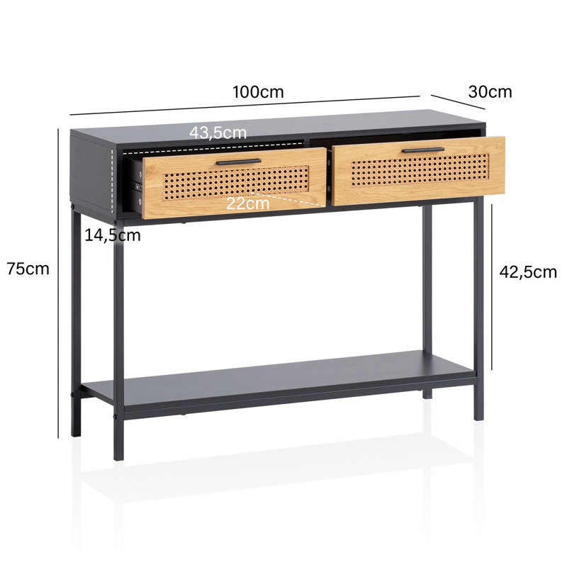 Alaiha 100cm Console Table