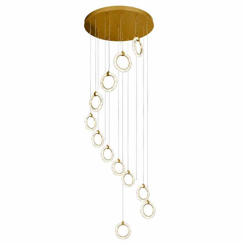 Luminaire suspendu 12 lumières à DEL