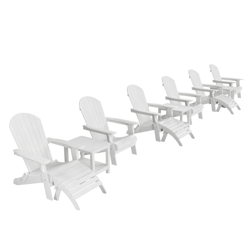 Arrlo 6 - Person Patio Conversation Set, White