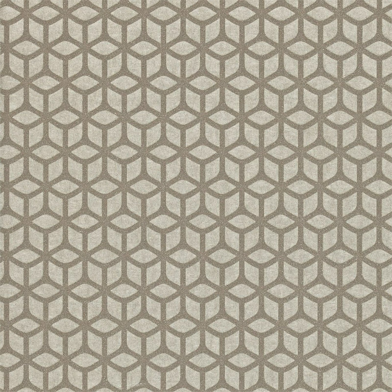 Trellis 10.05m x 52cm Wallpaper Roll, Pebble