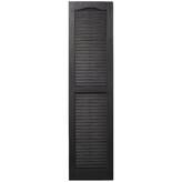 Alpha Shutters Cathedral Top Custom Open Louver Shutters Pair & Reviews ...